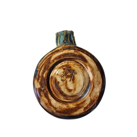 Handcrafted Blue Ceramic Mug - Picture 3 of 3